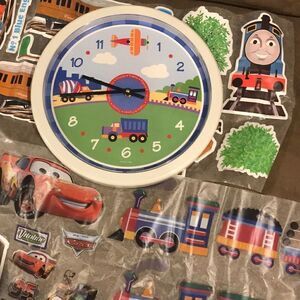🔹Clock & Decals Vehicle Decor Set